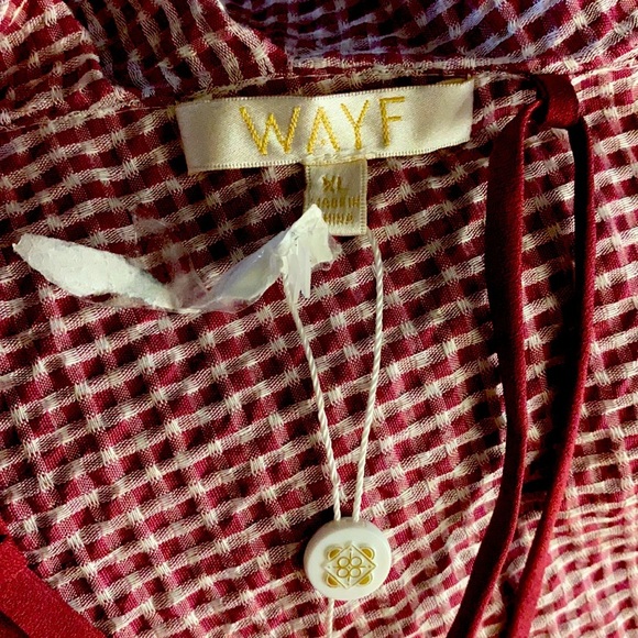 WAYF Dorian Mini Ruffle Hem Dress XL - Picture 10 of 10